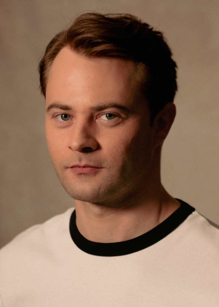 Kamil Mrożek, aktor Teatru Narodowego. Fot. Marta Ankiersztejn